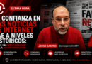 La confianza en las noticias de internet sigue cayendo